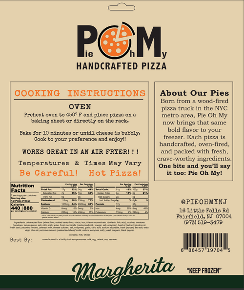 Margherita Wood Fired Pizza